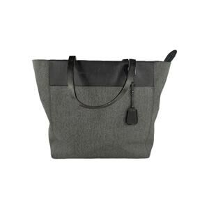 Tumi Sinclair Women's Nora Tote Coated Canvas Gray Brown Laptop Carry On Bag